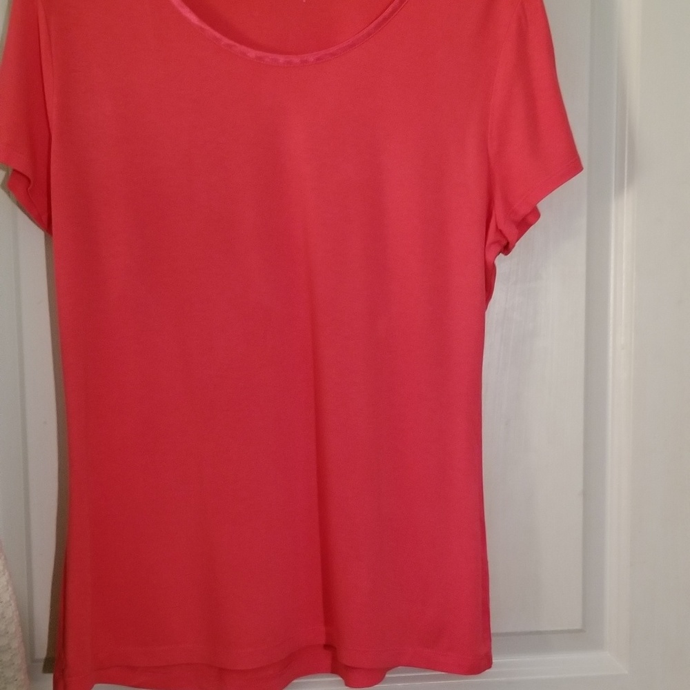Pink Crew Neck Top